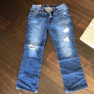 Abercrombie & Fitch bootcut button fly jeans